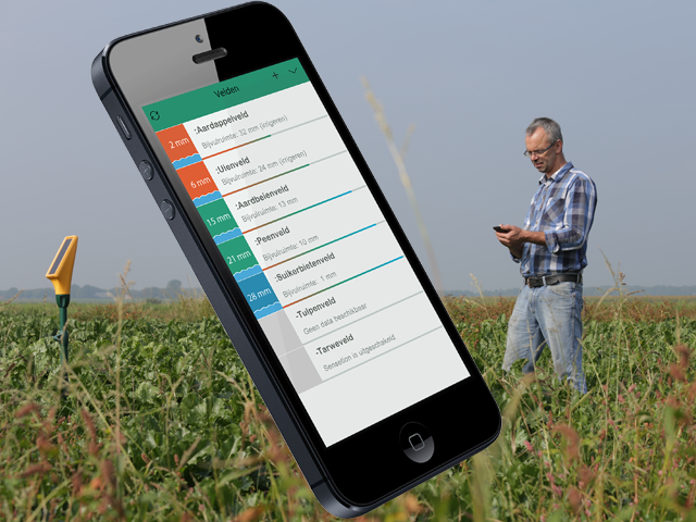 Sensetion Smartphone-App mit Bewässerungsempfehlungen